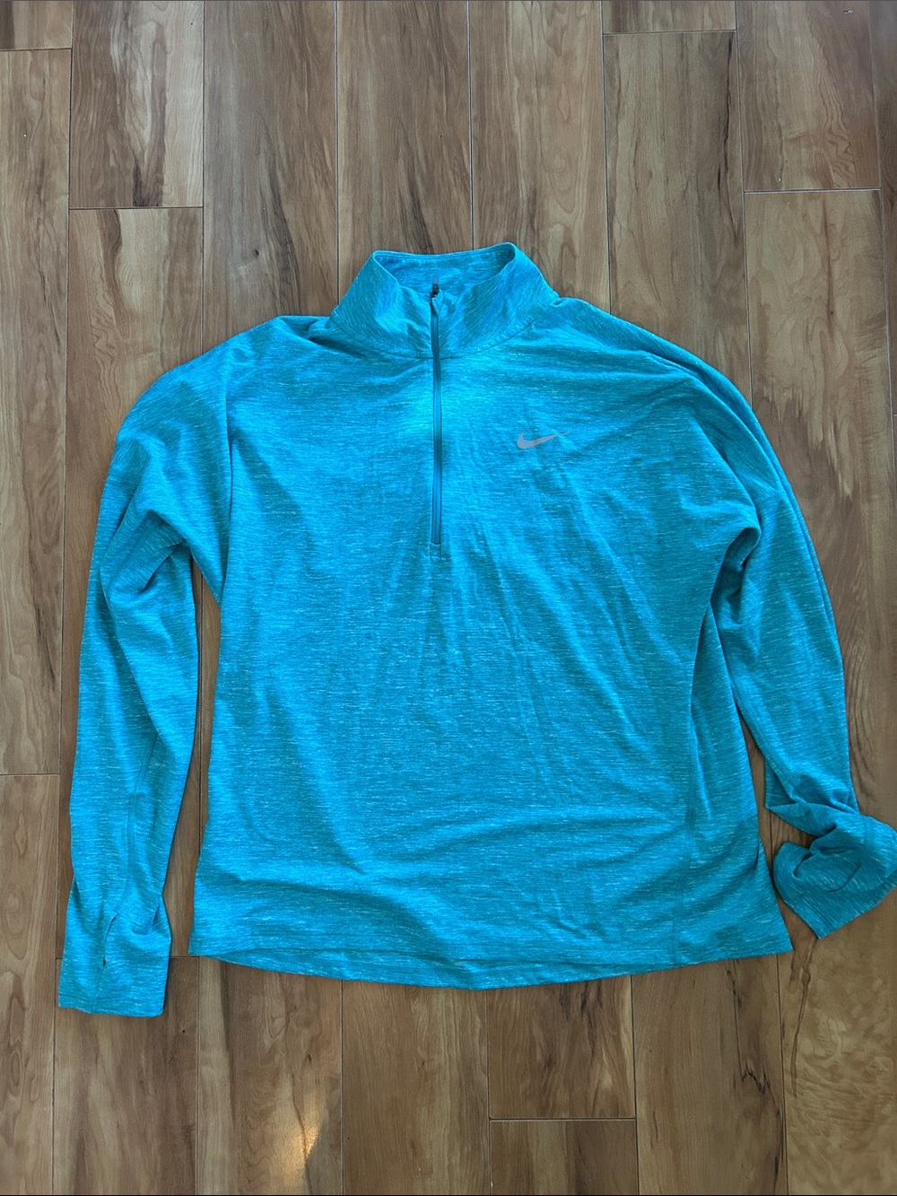 Nike running dri fit quarter zip long sleeve running shirt - layer